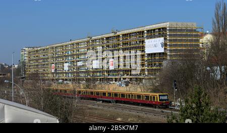 Neubau, Seesener Strasse, Halensee, Berlin, Deutschland Banque D'Images