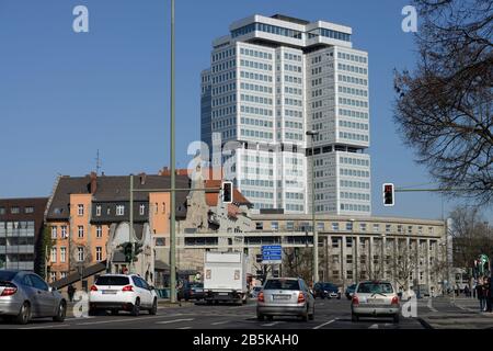 Hochhaus, Deutsche Rentenversicherung, Hohenzollerndamm, Wilmersdorf, Berlin, Deutschland Banque D'Images