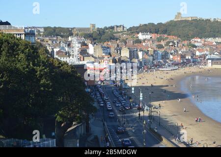 Scarborough, Angleterre, le jour ensoleillé de septembre 2019 Banque D'Images