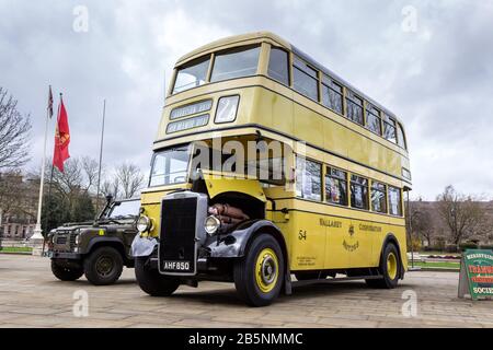 Leyland Titan PD2 Metro-Cammell Valasey Corporation bus, Hamilton Square, Birkenhead Banque D'Images