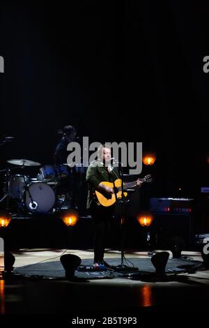 Toronto, Canada. 8 mars 2020. Nathaniel Rateliff se produit à Roy Thomson Hall à Toronto, CANADA crédit: Toconcertphoto/Alay Live News Banque D'Images