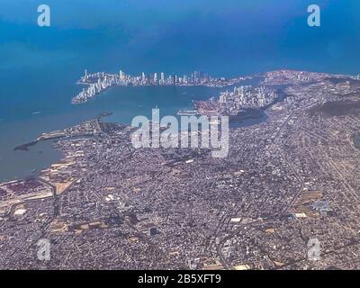 District de Bocagrande à Carthagène en Colombie Banque D'Images