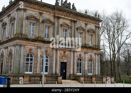 Halls de Langside à Shawlands, dans le sud de Glasgow, en Écosse Banque D'Images