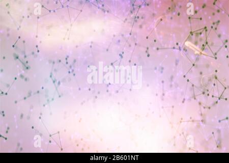 Fantasy technologie abstraite et contexte technique Banque D'Images