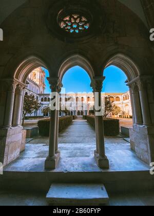 Monastère d'Alcobaca au Portugal Europe occidentale Banque D'Images