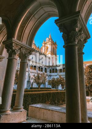 Monastère d'Alcobaca au Portugal Europe occidentale Banque D'Images