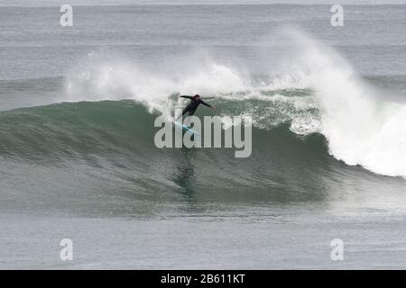 Bells Beach Surfing, Sur La Great Ocean Road, Victoria Australie Banque D'Images