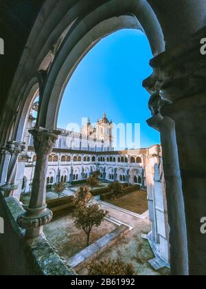 Monastère d'Alcobaca au Portugal Europe occidentale Banque D'Images