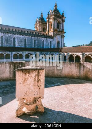 Monastère d'Alcobaca au Portugal Europe occidentale Banque D'Images