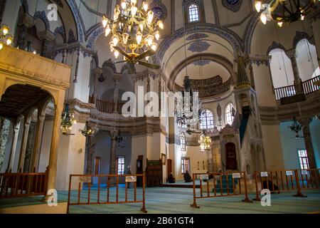 Istanbul, Turquie 18 Février 2020 : Vue Intérieure De La Petite Mosquée Sainte-Sophie Banque D'Images