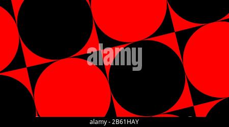 motif abstrait rouge et noir Banque D'Images