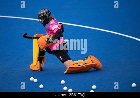 La Plata, Allemagne. 04 décembre 2019. La Plata: L'équipe nationale allemande de hockey féminin joue contre l'Argentine le 4 décembre 2019. | utilisation dans le monde crédit: DPA/Alay Live News Banque D'Images