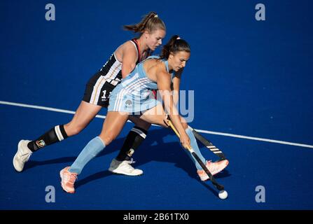 La Plata, Allemagne. 04 décembre 2019. La Plata: L'équipe nationale allemande de hockey féminin joue contre l'Argentine le 4 décembre 2019. | utilisation dans le monde crédit: DPA/Alay Live News Banque D'Images