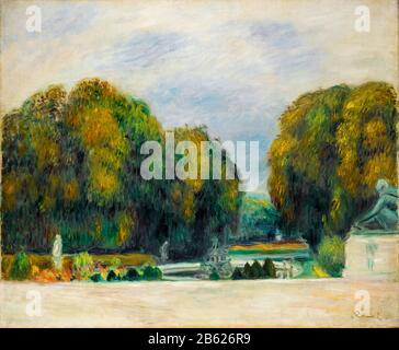 Versailles, peinture de paysage par Pierre Auguste Renoir, 1900-1905 Banque D'Images