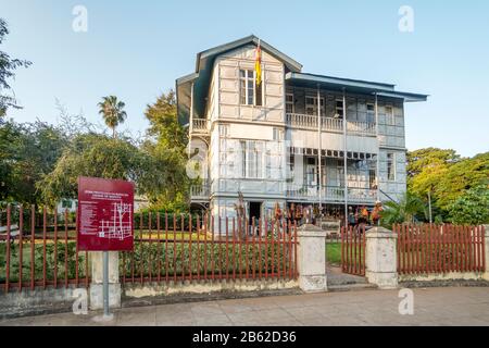 Maputo, Mozambique - 22 mai 2019: La maison de fer à Maputo, Mozambique Banque D'Images