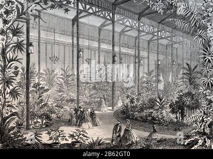 Royal Horticultural Society, South Kensington, Great London Exposition, 1862, Banque D'Images