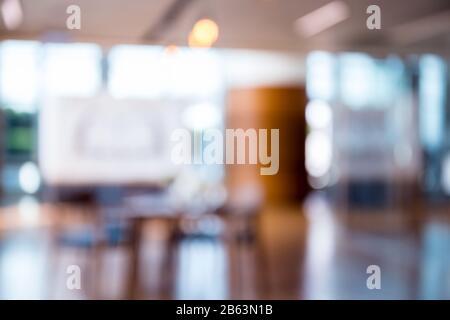 Magnifique flou abstrait arrière-plan pour l'intérieur de restaurant Banque D'Images