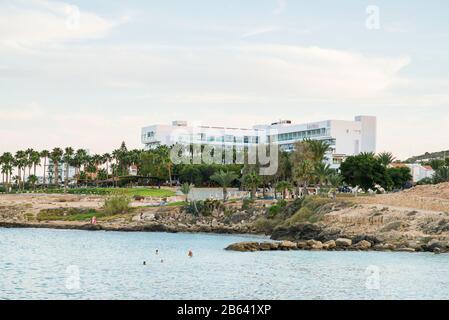 Protaras. Chypre - 6 Octobre 2018: Cavo Maris Beach Hotel À Protaras. Chypre. Banque D'Images
