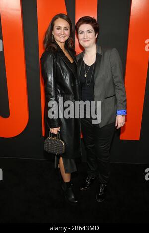 Hollywood, Ca. 9 mars 2020. Sylvia Grace Crim, Nancy Cristina, Lors Du Screening Spécial De La Chasse À Arclair Hollywood À Hollywood, Californie, Le 9 Mars 2020. Crédit: Faye Sadou/Media Punch/Alay Live News Banque D'Images