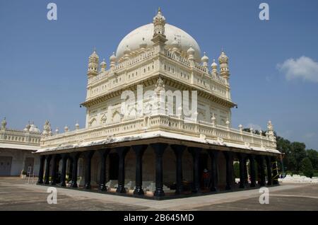 Le Gumbaz, Le Mausolée Musulman Du Sultan Tipu Et Ses Proches, Srirangapatna, Karnataka, Inde Banque D'Images