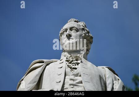 Denkmal, Johann Wolfgang von Goethe, Tiergarten, Mitte, Berlin, Deutschland Banque D'Images