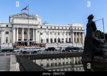 22 février 2020 Décor devant le musée national des Beaux-Arts, Manille, Philippines Banque D'Images