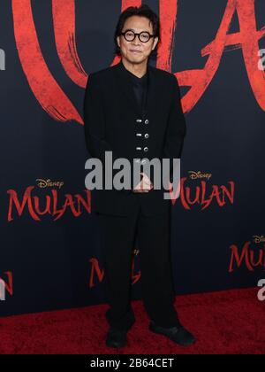 Hollywood, États-Unis. 9 mars 2020. Hollywood, LOS ANGELES, CALIFORNIE, États-Unis - 09 MARS : l'acteur Jet Li arrive à la première mondiale de Disney's 'mulan' qui s'est tenue au théâtre El Capitan et au Dolby Theatre le 9 mars 2020 à Hollywood, Los Angeles, Californie, États-Unis. (Photo De Xavier Collin/Image Press Agency) Crédit: Image Press Agency/Alay Live News Banque D'Images