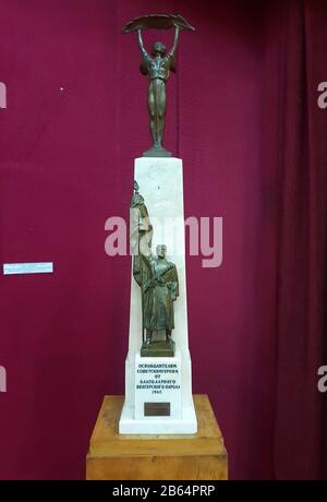 Trophée En Exposition, Musée Joseph Staline, Gori, Géorgie Banque D'Images