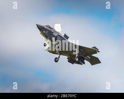 Lockheed Martin F-35 B chasse au jet de foudre au RIAT Fairford Gloucestershire Royaume-Uni Banque D'Images