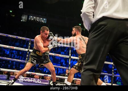 Scott Quigg / Jono Carroll Manchester Arena 7 Mars 2020 Banque D'Images