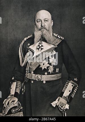 Alfred von TIRPITZ (1849-1930) Grand amiral allemand vers 1905 Banque D'Images