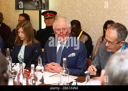 Le Prince de Galles assiste à l'événement eau et climat de l'organisme de bienfaisance WaterAid à Londres. Photo PA. Date De L'Image: Mardi 10 Mars 2020. Le Prince de Galles a été rejoint par des représentants du gouvernement, des membres de la communauté et des chefs d'entreprise du monde entier lors de l'événement afin de s'attaquer aux impacts du changement climatique sur l'accès à l'eau potable. Voir l'histoire de PA ROYAL Charles. Crédit photo devrait lire: Tim P Whitby/PA Fil Banque D'Images