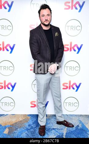 James Bye a assisté aux TRIC Awards 2020 qui ont eu lieu à l'hôtel Grosvenor à Londres. Banque D'Images