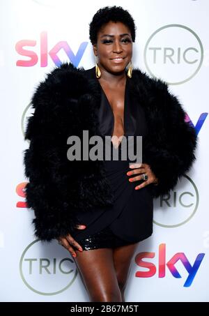 MICA Paris assister aux TRIC Awards 2020 qui ont eu lieu à l'hôtel Grosvenor, Londres. Banque D'Images