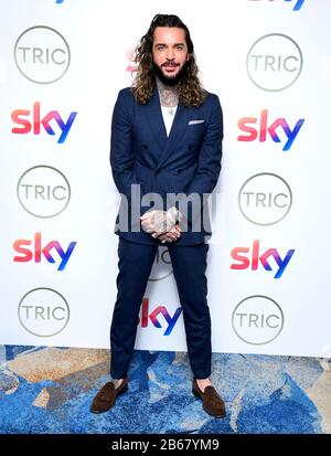 Pete A participé aux TRIC Awards 2020 qui ont eu lieu à l'hôtel Grosvenor à Londres. Banque D'Images