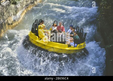 Congo River Rapids, Busch Gardens, Tampa Bay, Floride, États-Unis. Banque D'Images