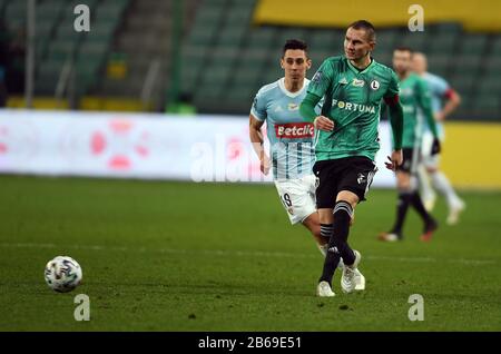 Varsovie, Pologne, 08 Mars 2020: Jeu De Football Polonais De La Top League Ekstraklasa Entre Legia Warszawa Et Piast Gliwice, Artur Jedrzejczyk (Legia Warszawa) Banque D'Images