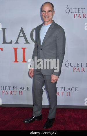 Michael Kelly assiste à la première mondiale « A Quiet Place part II » au Rose Theatre, Jazz au Lincoln Center le 8 mars 2020 à New York. Banque D'Images
