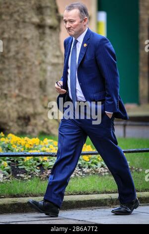 Downing Street, Londres, 13 Février 2020. Simon Hart, secrétaire d'État du Pays de Galles, après le remaniement du gouvernement Banque D'Images
