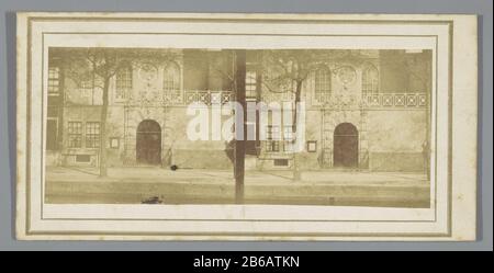 Amsterdam, St Agnietenkapel, Oz Voorburgwal Amsterdam, St Agnietenkapel, O.z. Voorburgwal Type de bien: Photo stéréo Numéro d'article: RP-F F11721 Fabricant : Photographe: Peter Oosterhuis Date: 1856 - 1861 Caractéristiques physiques: Photographie sur carton: Technique du carton: Photographie Dimensions: Milieu secondaire: H 75 mm × W 150 mmOnderwerp Banque D'Images