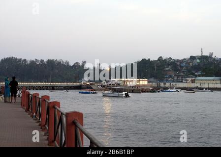 Port BLAIR, INDE - 1 MARS 2020: Île Chatham à Port Blair en Inde. L'île Chatham est à 3 km au nord du centre-ville de Port Blair. Il est connecté au Banque D'Images