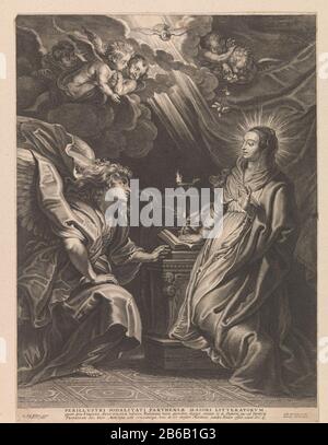 Annunciatie Annunciatie Type d'objet : photo Numéro d'article: RP-P-OB-75.862Catalogusreferentie: Holllstein Néerlandais 4-2 (2) Description: Annunciation (feuille libre) . Fabricant : Printmaker: Schelte Adamsz. Bolswert (propriété cotée) à la peinture de Peter Paul Rubens (bâtiment classé) Editeur: Gilles Hendricx (propriété cotée) fournisseur de privilèges inconnu (bâtiment classé) commandé par Martinus van den Enden (bâtiment classé) rencontres : 1596 - 1659 Caractéristiques physiques: Matériel automobile: Papier: Technique engrala (processus d'impression) Dimensions: Bord de la plaque: H 454 mm × W 335 mm Objet : l'Annonciation : Mary B Banque D'Images