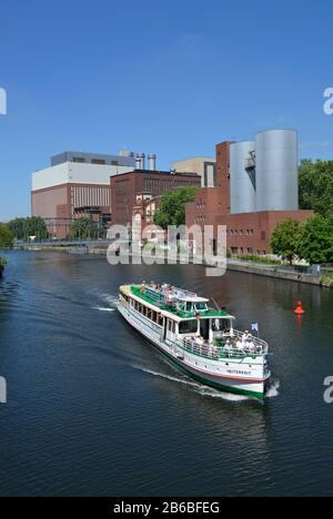 Kraftwerk Charlottenburg, suis Spreebord, Charlottenburg, Berlin, Deutschland Banque D'Images