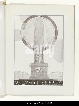 Publicité pour les substances Wilmart .. Page du magazine de mode Art-Gout-Beauté (1920-1933) . Fabricant : printmaker: Éditeur anonyme Charles Goy Dating: 1931 Caractéristiques physiques: Matériel d'impression photomécanique: Technique du papier: Dimensions de l'ingénierie photo mécanique: Feuille: H 315 mm × W 240 mm Sujet: Quand plaques de mode: 1931 - 1931 Banque D'Images