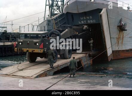 US ARMY / United States Army Atomkanone M65 280 mm / Atomic Cannon M65 11 pouces Annie atomique Banque D'Images