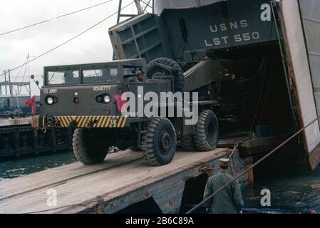 US ARMY / United States Army Atomkanone M65 280 mm / Atomic Cannon M65 11 pouces Annie atomique Banque D'Images