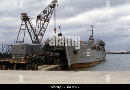 US ARMY / United States Army Atomkanone M65 280 mm / Atomic Cannon M65 11 pouces Annie atomique Banque D'Images