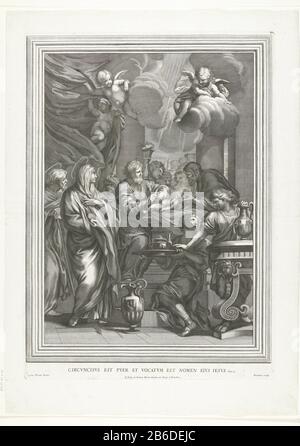 Circoncision of Christ Circvncisvs est pver et vocatvm est supprimé eivs iesvs (titre) Circoncision ChristuCircvncisvs est pver et vocatvm est pris eivs iesvs (titre objet) Type d'objet: Photo Numéro d'article: RP-P-OB-26.678Catalogentie: 1 Inscriptions / Perceps Left Brands: Graveur Jacques Blondeau (propriété cotée) à la peinture: Ciro Ferri (bâtiment classé) éditeur: Giovanni Giacomo de'Rossi (propriété cotée) Lieu de fabrication: Graveur inconnu éditeur: Rome Date: 1665 - 1698 Caractéristiques physiques: Matériel automobile: PA Banque D'Images