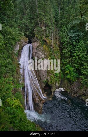 Twin Falls Dans L'État De Washington Banque D'Images