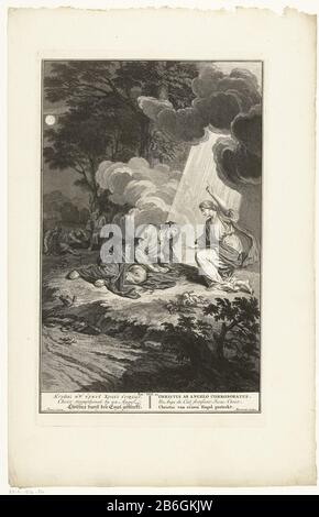 Christ a renforcé à Gethsemane un ange de la cour du Christ (objet titre) le Christ prie ses disciples sur le Mont des Oliviers et est soutenu par un ange. En arrière-plan sont dormir leerlingen. Fabricant : printmaker: Balthasar Bernards (propriété cotée) au dessin: Bernard Picart (propriété cotée) Lieu de fabrication: Amsterdam Date: CA. 1711 - ca. 1720 Caractéristiques physiques: Matériel automobile: Technique du papier: Engrala ( processus d'impression) Dimensions: Bord de la plaque: H 362 mm × W 223 mmToelichtinguit: Figures de la Bible, Amsterdam, B. Picart, 1720 Sujet: La prière du Christ pour ses apôtres (Jean 17: Banque D'Images